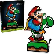 LEGO® Super Mario™ Super Mario World™: Mario & Yoshi 71438 Nintendo® Collectible Set, Pixelated Figures, Toy for Adult Fans, Playful Display Model, Fun Room Decor