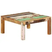 Coffee Table 80x80x40 cm Solid Wood Reclaimed vidaXL
