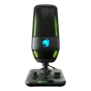 Roccat Torch Studio-Grade AIMO RGB USB-C Dual Condenser Microphone