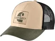 [Carhartt] Men's 105692 Canvas Mesh-Back Logo Graphic Cap