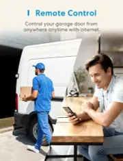 meross Smart Garage Door Opener Remote, APP Control, Compatible with Alexa, Google Assistant and SmartThings