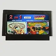 Royal Retro Battletoads + Battletoads and Double Dragon 2 In 1 60 Pin Game Card For 8 Bit Subor Game Player - (Black)
