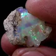 12.40 CTS. Ethiopian BIG Fire Opal Welo Rough AAA+ FIRE Cutting Grade USA DEALER