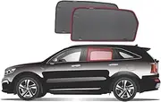 Genuine SNAPSHADES Car Rear Window Shades for KIA Sorento 4th Gen (MQ4; 2020-Present)