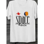 SPACE IBIZA CLUBBING HOUSE PACHA 白色島復古中性 T 恤 B544 2XL 4XL T