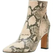 US$142 JEN by STEVE MADDEN Ankle Boots Snake Print Leather/Textile/PU/Man Made 8