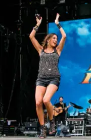 Jana Kramer at Faster Horses Festival at Michigan International - 2014 Photo 22