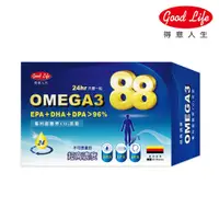 在飛比找PChome24h購物優惠-得意人生高濃度Omega-3魚油膠囊 (30粒/盒)