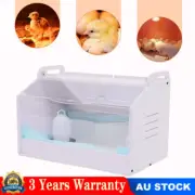 Poultry Reptiles Brooder With Heating Lamp Bulb For Parrots /Birds /Chicks Beige