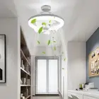 Modern Ceiling Fan with LED Light Remote Control for Living Room (3 Colors)