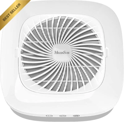 Nail Dust Collector, Reusable Filter, Powerful Suction for Acrylic Gel Nail Poli