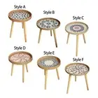 End Table Storage Tray Home Decoration NightStand for Garden Balcony Indoor