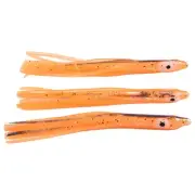 Elastic PVC Squid Skirt Octopus Lures 10pcs Glow Trolling Lure Set for Big Fish