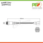 2x Premium Pre-Cat Oxygen Sensor - LH & RH For Toyota Hilux GGN25 TRD S/SL 4.0L (for: Toyota)