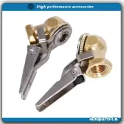 2 Ate Professional Brass Lock On Tire Inflator Air Chuck 1/4" NPT