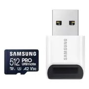 Original Samsung PRO Ultimate microSDXC Memory Card 512GB Card Reader MB-MY512SB
