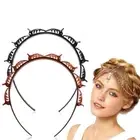 Hairstyle Hairpin Hair Accessories Double Layer Bangs Clip Headband Hairband_d1