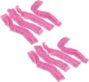TOVINANNA 200pcs Disposable Strip-type Shower Cap for Hair Dye Head Cover for Home Hotel Beauty Salon