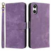 For Sony Xperia 10 VI Case PU Leather Stand Cover with RFID Blocking Wallet