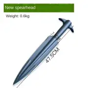 Winged Hog Spear Tip Boar Hunting Head Knife Blade Point Bear Hunter Thrusting