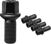 Wheel Lug Bolt-Stud DORMAN 610-318 5x M14-1.5 Wheel Lug Stud，Compatible With A4 96-20 A5 A6 A7，Compatible With VW Beetle，Compatible With Golf ，Compatible With Jetta ，Compatible With Passat(BLACK 5PCS)