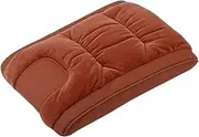 Car Armrests Car Armrest Box Heightening Cushion Car Armrest Console Cushion Flannel Auto Center Console Arm Rest Booster Pad Cover Console Armrest(Orange)
