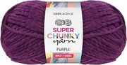 Yatsal Super Chunky 3-Ply Knitting Wool Yarn 100 g, Purple