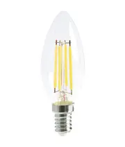 LED Filament Dimmable Globes Candle E14 4W Set of 4