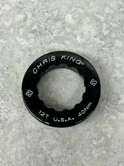 NOS - RARE Chris King 12t Cassette Lockring - black - handmade - R45