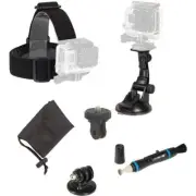 Sunpak Action Camera Accessory Kit GoPro Nikon Sony Accessories Mount 5-Piece