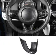 Fit For Mini Cooper Clubman F54 Dry Carbon Fiber Steering Wheel Panel Cover Trim