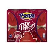 Dr. Pepper Marshmallow Peeps/Chicks 3 Ounce Package Best By December 2025