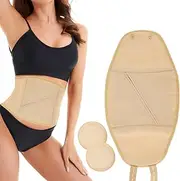 QUWUMGD 2/3Pcs Neck Waist Oil Pack Set Washable Reusable Essential Oil Wrap Mess-Free Oil Pack Wrap with Adjustable Elastic Strap Comfortable Oil Pack Leak-Proof Oil Pack for Neck Waist Relaxing