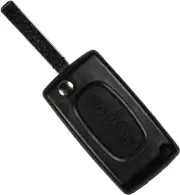 New Folding Flip Key Control for Peugeot 107,207,307 Case With 2 Buttons