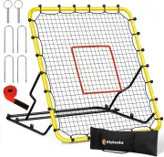 Heavy Duty Baseball Rebounder Net 48" X 52" Baseball & Softball Rebound Net with