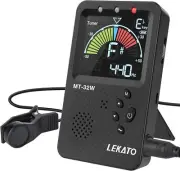 Lekato 3 In 1 Metronome Tuner Pocket Size Digital Music Tool For All Instruments