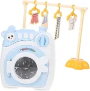 UPKOCH Toddler Bath Toy Kids Cleaning Set Educational Pretend Play Washing Machine Toy Mini Home Appliance for Kids Random Color