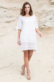 Broderie Dress--ORI-3003