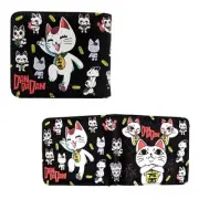 New Turbo Granny Neko Cat DANDADAN BiFold Wallet Credit Card Billfold