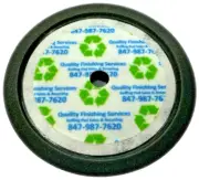1 NEW Convoluted Face Waffle Foam Polishing Pad 8", Recessed Back