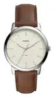 Fossil The Minimalist brown & white watch FS5439