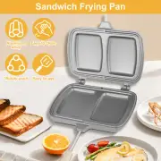 Double Side Sandwich Pan Heat Resistant Double Sided Frying Pan Nonstick Lib*