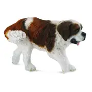 CollectA - St Bernard Dog Large Animal Figurine from Tates Toyworld