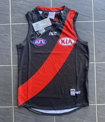 AFL Essendon Bombers Jersey Guernsey ISC Size Medium 2017 BNWT Football