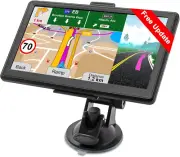 GPS Navigator for Car Truck GPS Commercial Drivers 2024 US/CA/MX Offline Maps, F