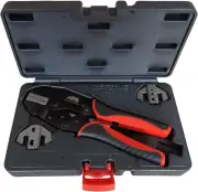 Bootlace Wire Ferrule Crimper | Cord End | 3 Die Quick Change Crimping Kit | AWG