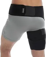 Groin Wrap, Adjustable Support for Hip, Groyne, Hamstring, Thigh, and Sciatic Nerve Pain relief