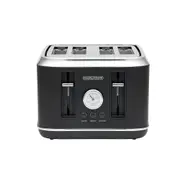 Morphy Richards Boutique 4 Slice Retro Toaster Black - Robins Kitchen