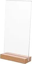 1 set Multi Purpose Note Display Stand Menu Holder with Stable Base for Advertisements Photos Business Cards and Easy to Clean Versatile Desktop Photo Rack