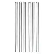 Stainless Steel Chopsticks Asian Japanese Metal Table Cutlery - 10 Pairs